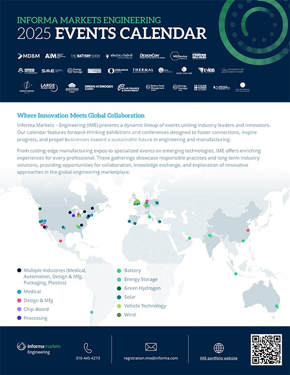 Informa Markets - Engineering Events Calendar