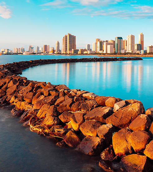 Manila City Skyline