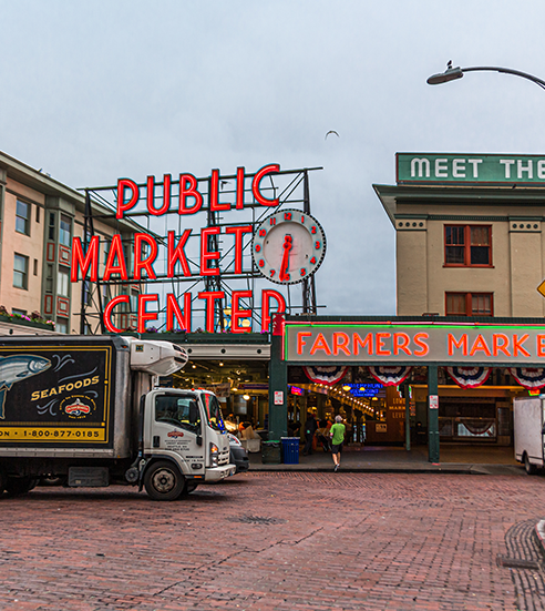 Early Morning at Market