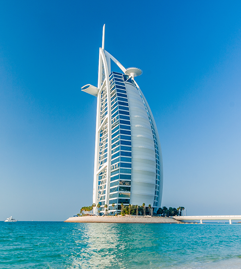 The Jumeirah Burj Al Arab in Dubai