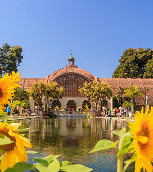 San Diego Balboa Park Botanical Building at San Diego
